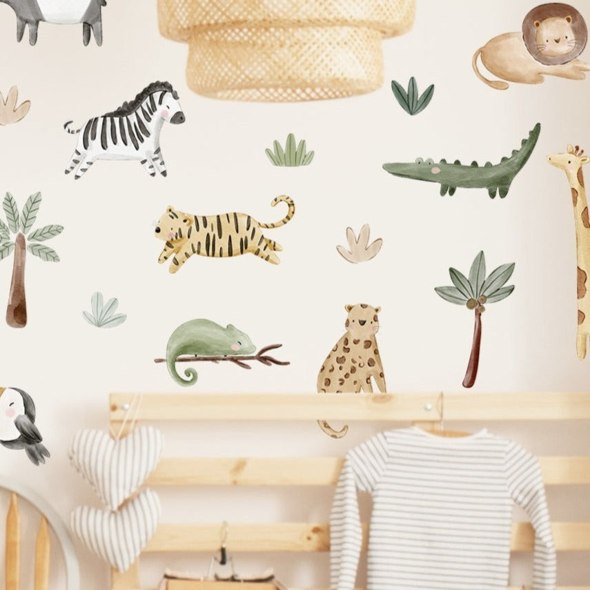 Jungle fashion decals for walls