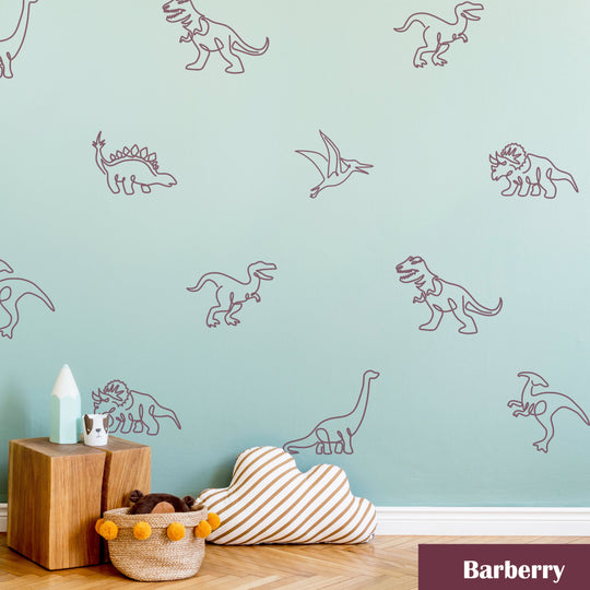 Giant Dinosaurs Wall Decal | Boho Nursery Wall Decal Stickers | REMOVEABLE Wall Decal Sticker | Boho Nursery Decor | Nursery Decals Neutral